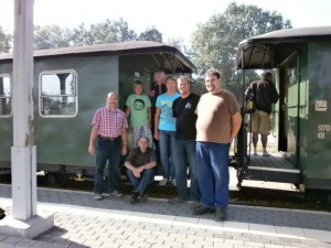 Vereinsausflugs (AG Modellbahn) zur Feldbahn nach Glossen 2012
